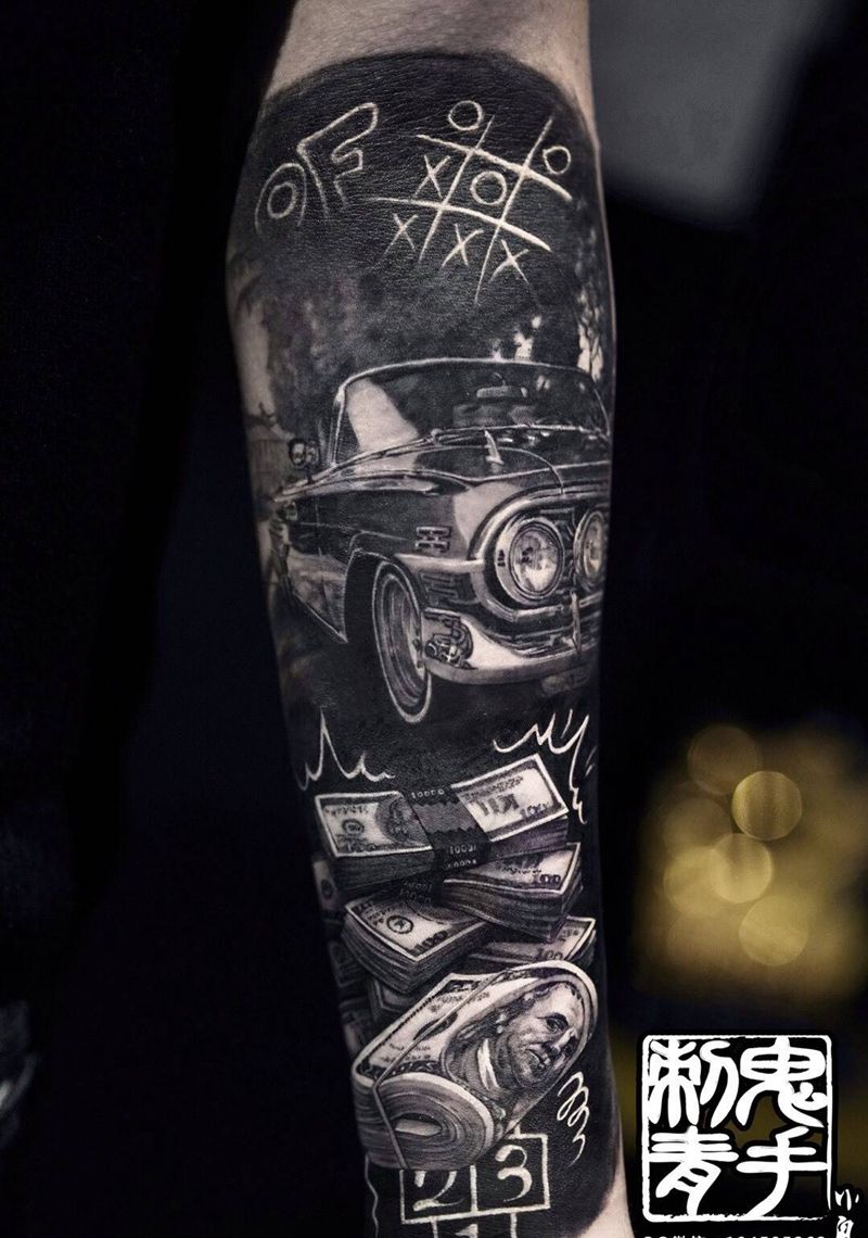 鬼手纹身纹身图片