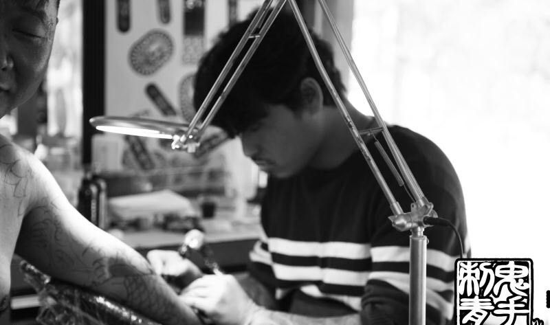 鬼手纹身纹身图片_云南昆明纹身图案