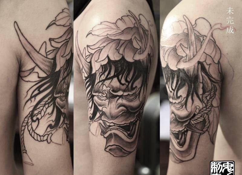 鬼手纹身9.2日作品纹身图片_鬼手昆明云南纹身图案