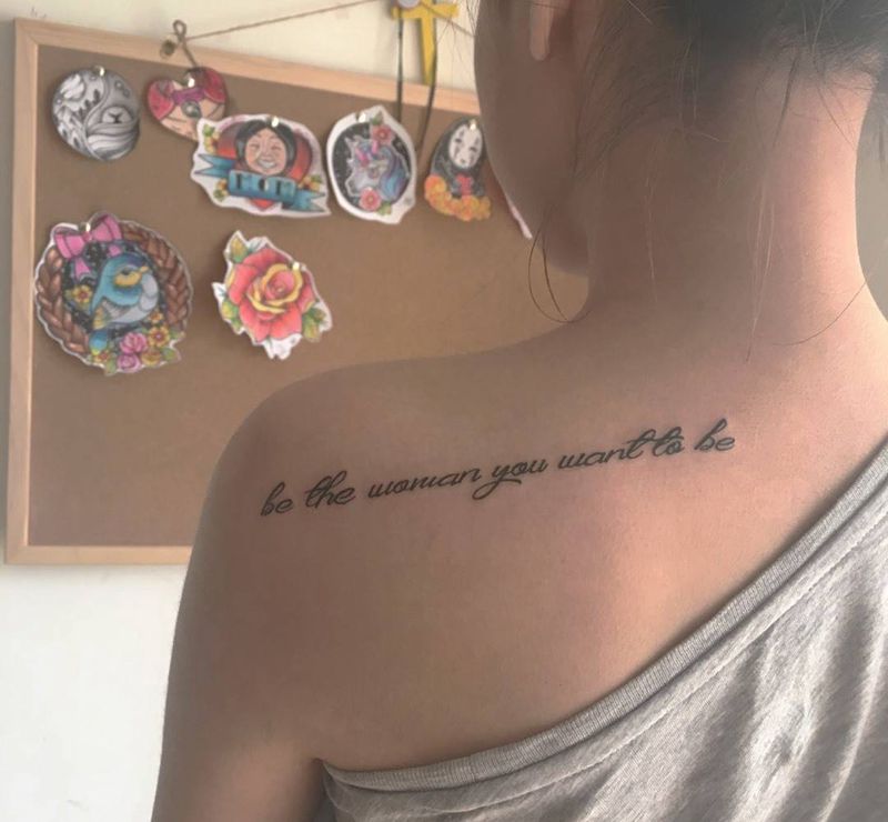 字母纹身图片_成品清新字符纹身图案