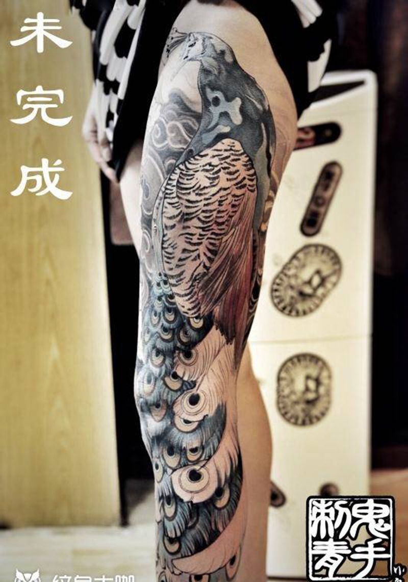 鬼手纹身纹身图片_云南昆明纹身图案