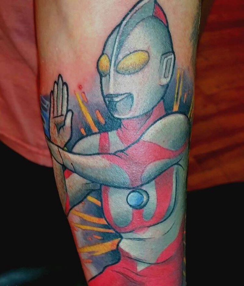奥特曼纹身图片_欧美纹身图案