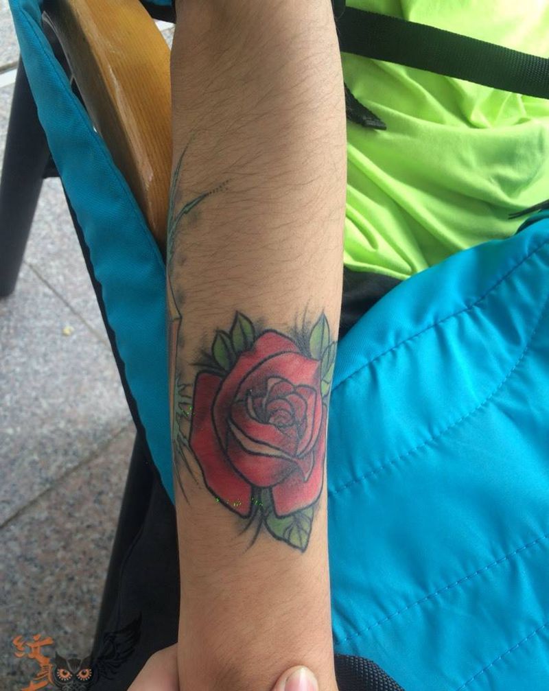 部分new school作品纹身图片_成品手部手臂腿部欧美传统贴纸字符纹身图案