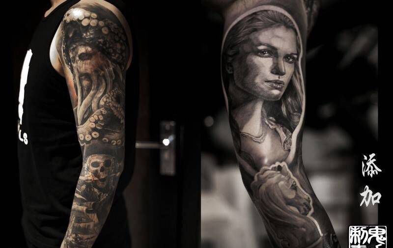 鬼手纹身纹身图片