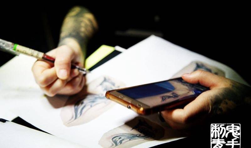 鬼手纹身纹身图片