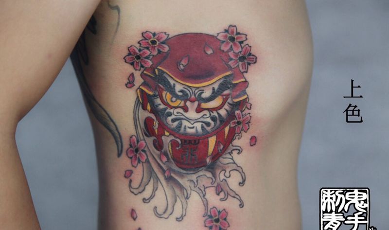 鬼手纹身12.19号作品纹身图片