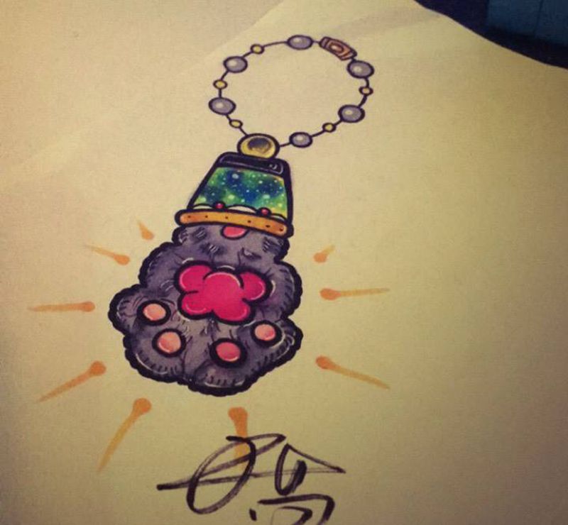 Old school手稿纹身图片_手稿插画欧美纹身图案