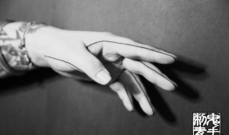 鬼手纹身纹身图片_云南昆明纹身图案