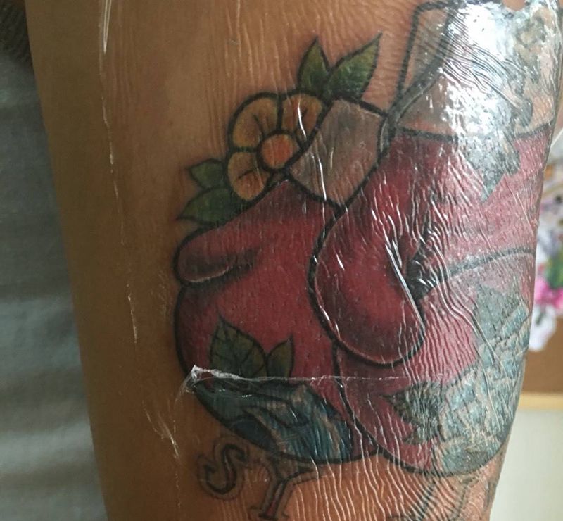 现成设计制作纹身图片_手稿成品插画手臂欧美纹身图案