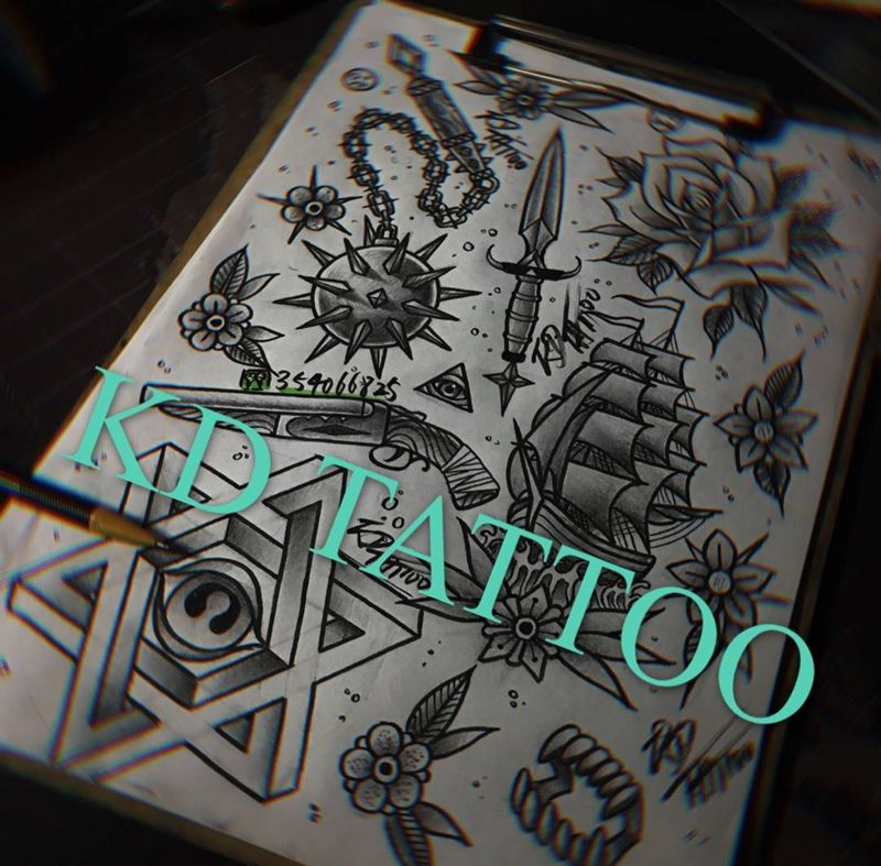 old school纹身图片_Old School纹身图案