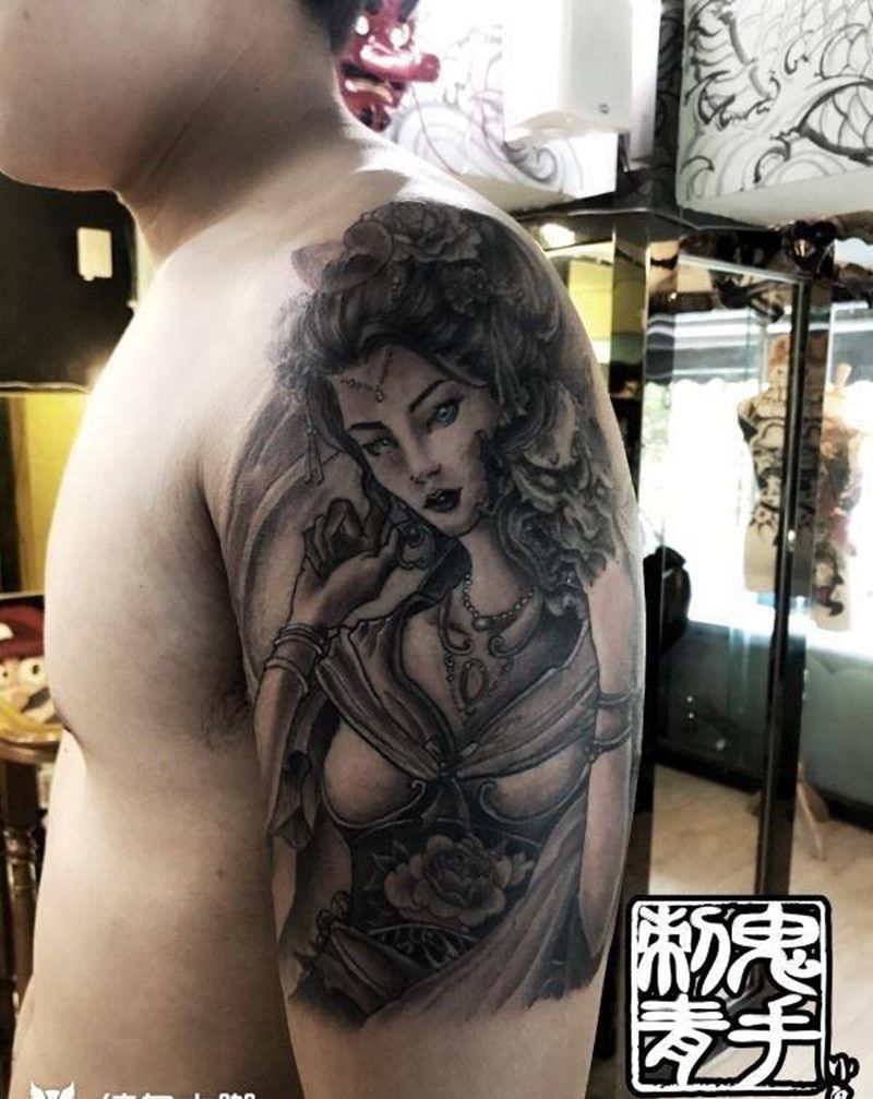 鬼手纹身纹身图片