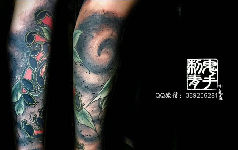 鬼手纹身9.3作品纹身图片