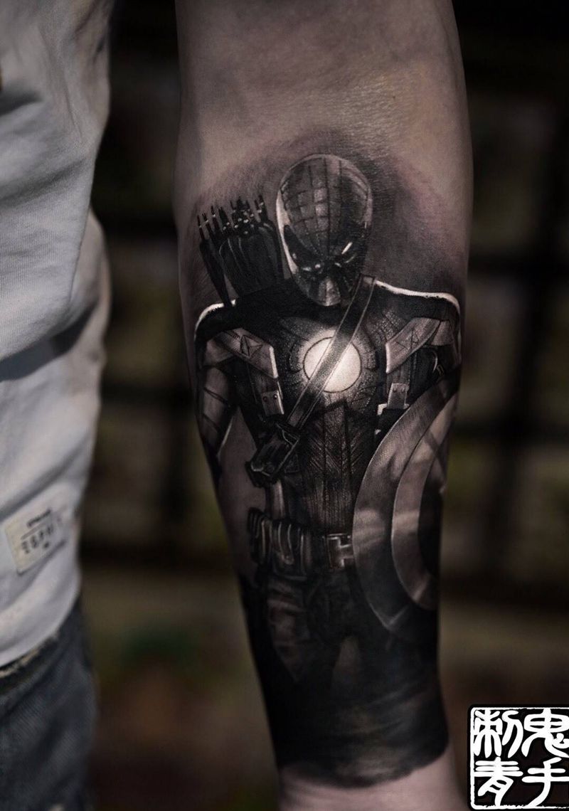 鬼手纹身纹身图片