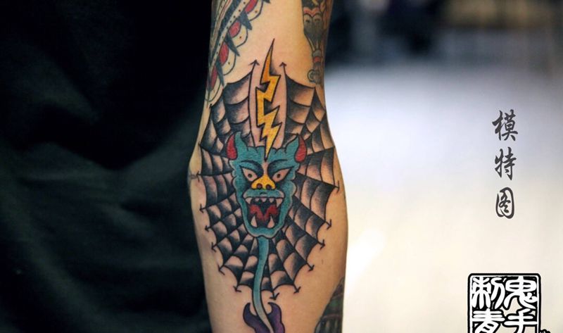 鬼手纹身12.6号作品纹身图片