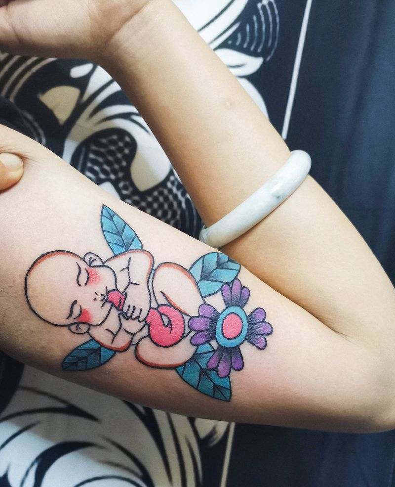 原创纹身图片_手臂New School纹身图案