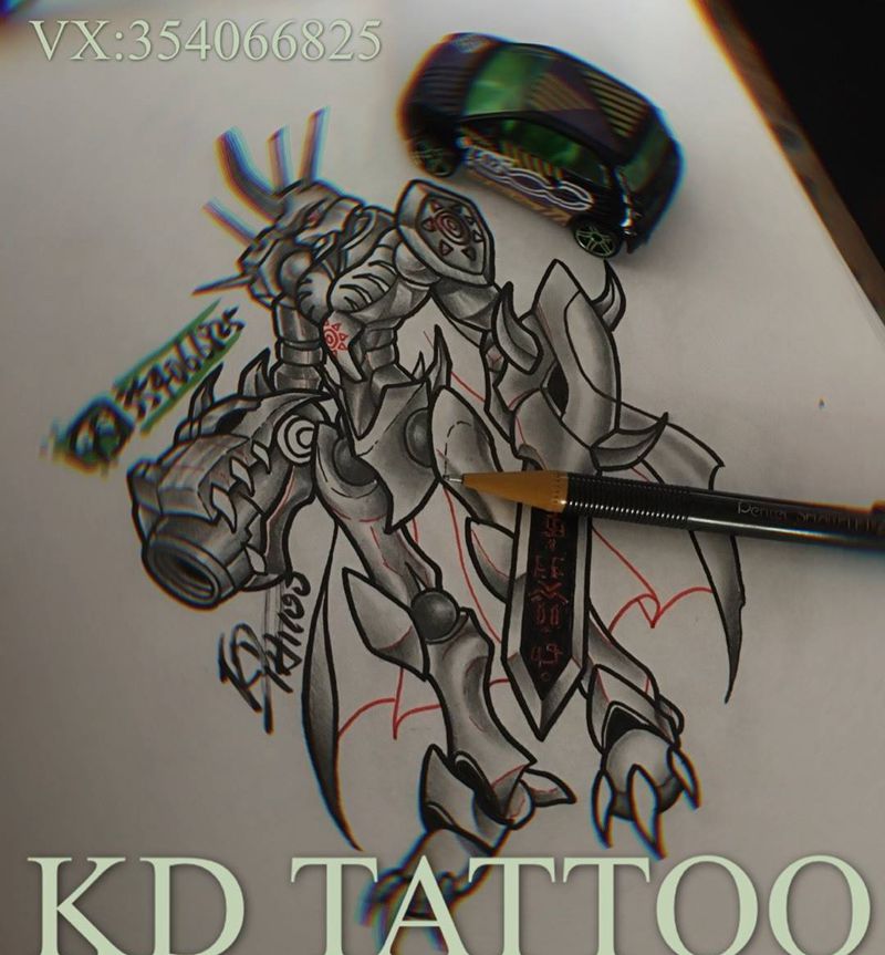 数码宝贝纹身图片