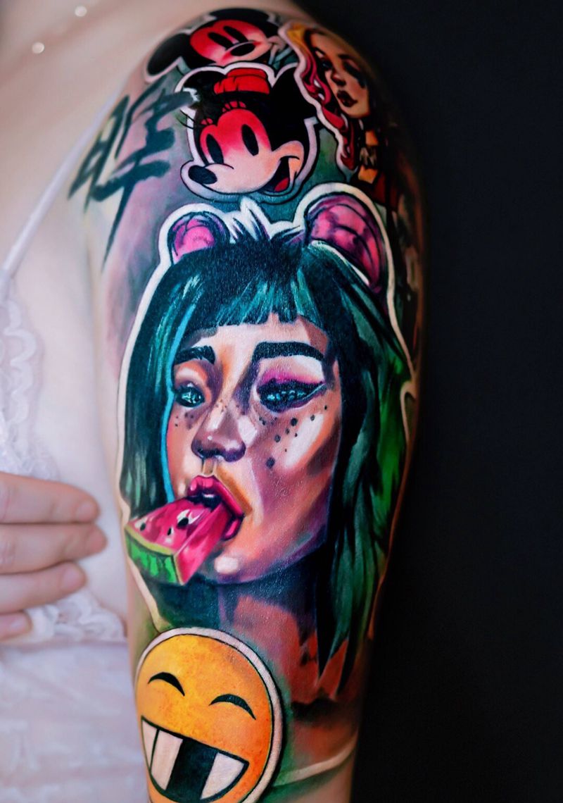 鬼手纹身1月23号作品纹身图片