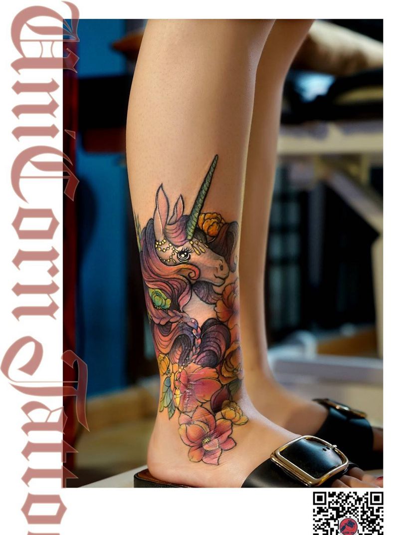 手术疤痕遮盖纹身图片