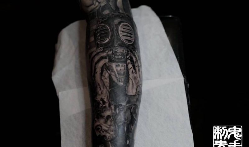 鬼手纹身纹身图片