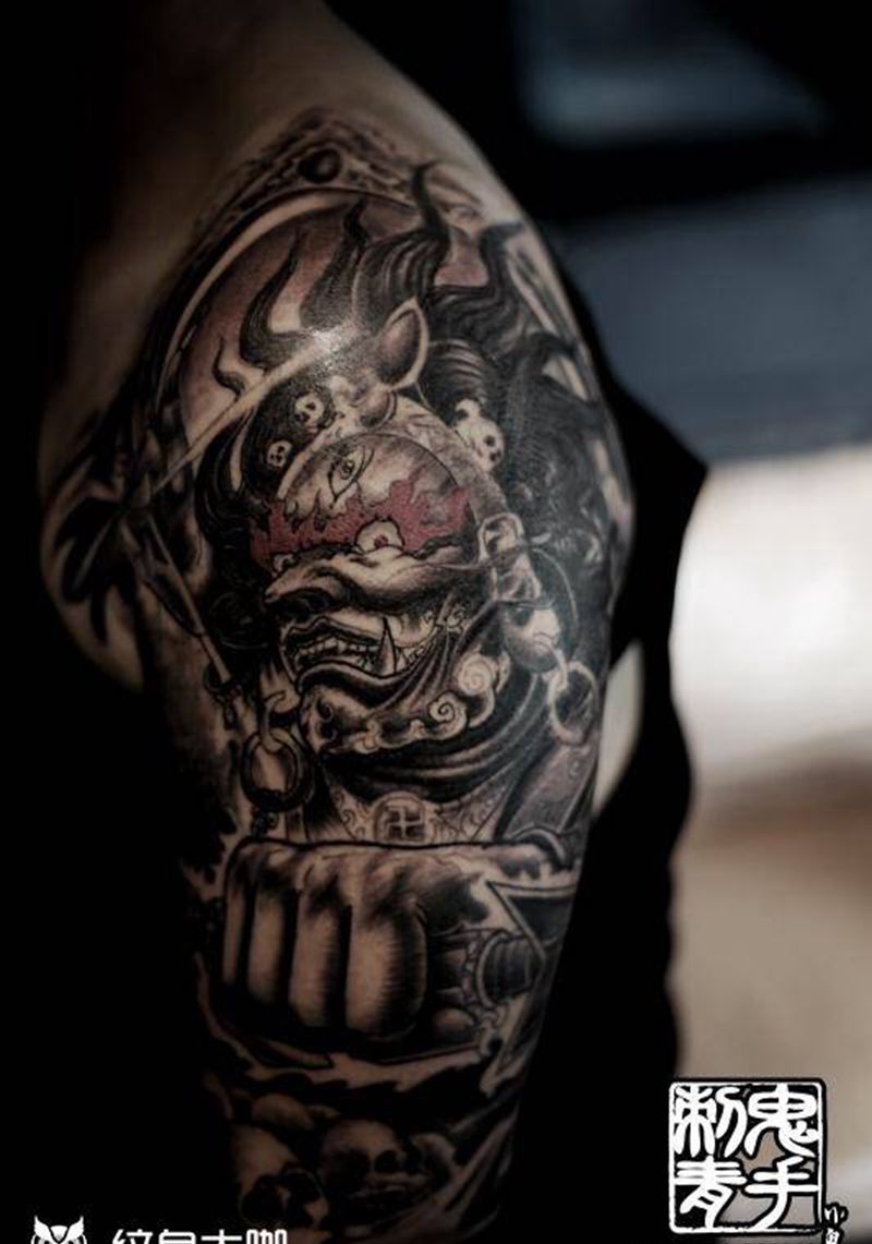 鬼手纹身纹身图片