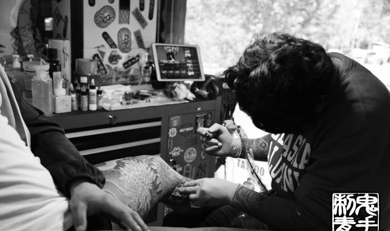 鬼手纹身纹身图片_云南昆明纹身图案