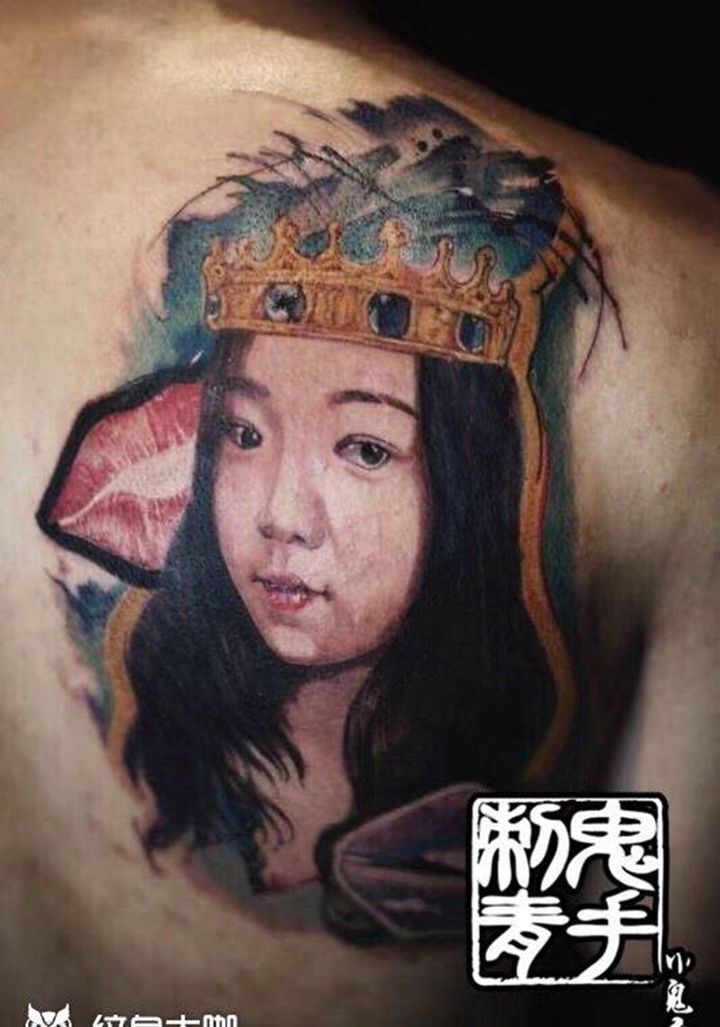 鬼手纹身12.3号作品纹身图片