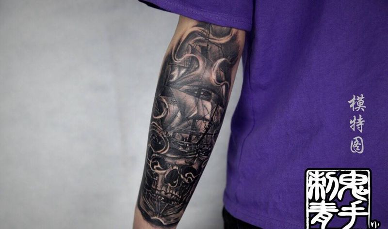 鬼手纹身纹身图片