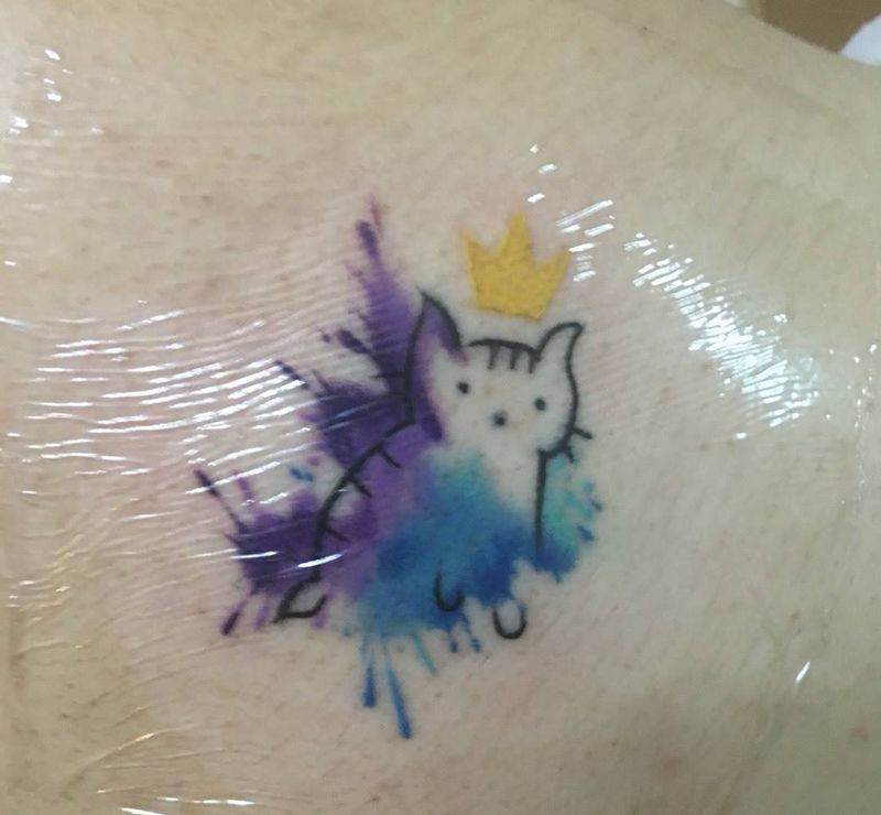 今天小图纹身图片_成品欧美清新纹身图案