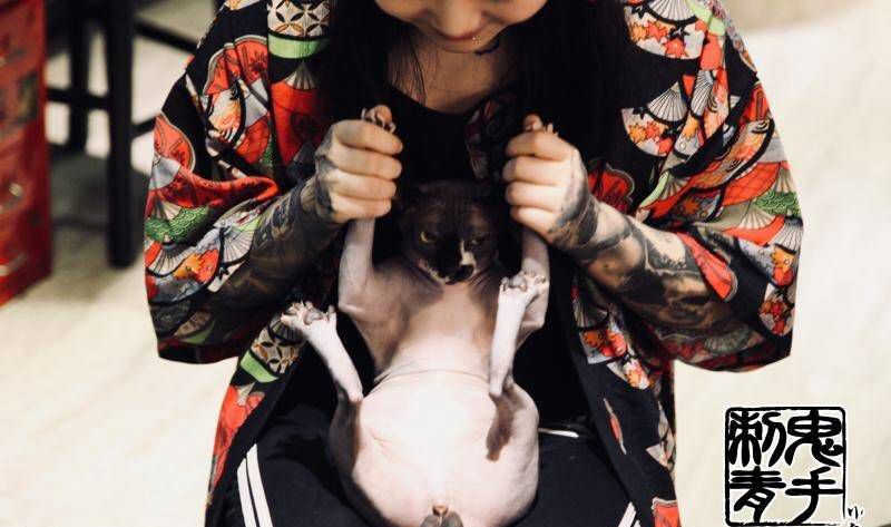 鬼手纹身纹身图片_云南昆明纹身图案