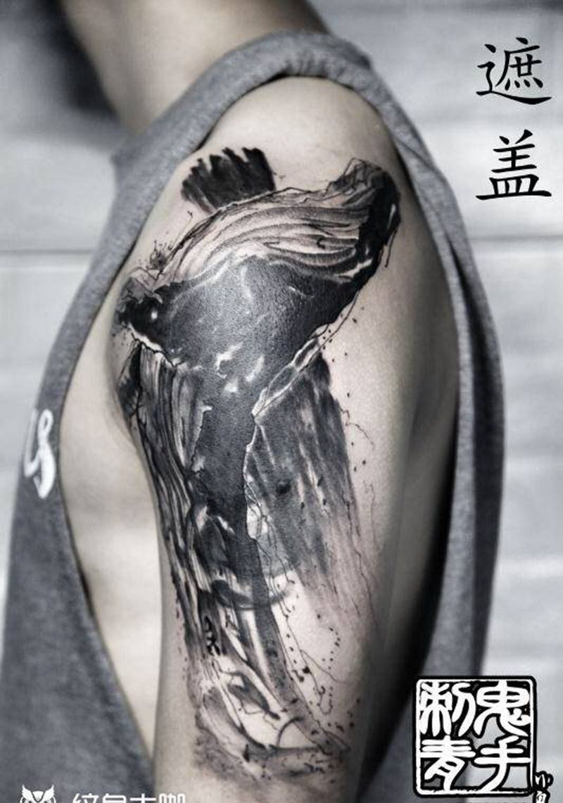 鬼手纹身纹身图片_云南昆明纹身图案