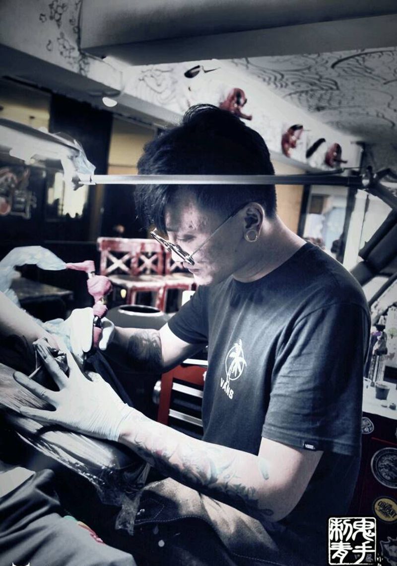 鬼手纹身日常纹身图片