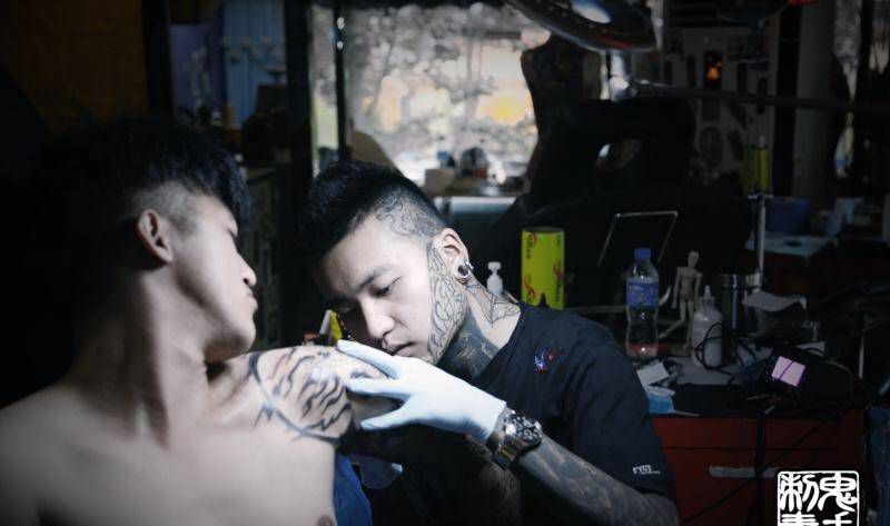 鬼手纹身纹身图片_鬼手昆明云南纹身图案