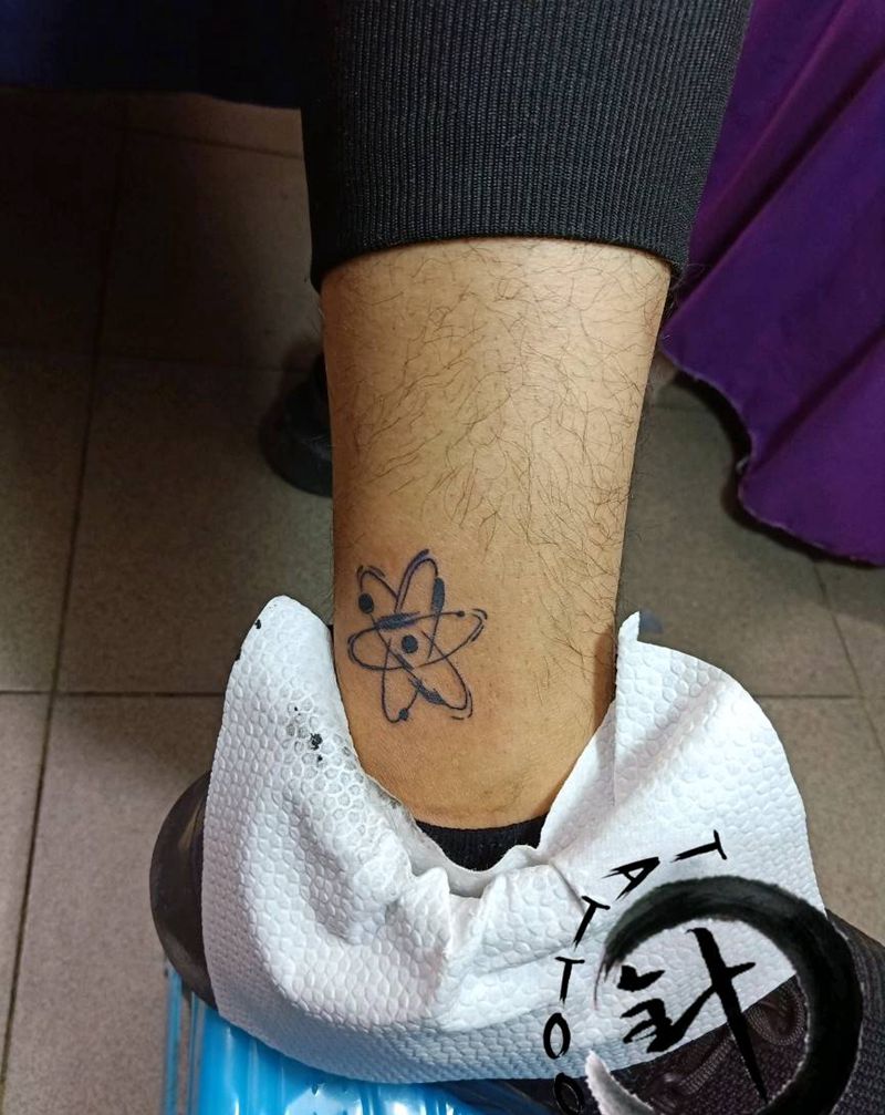 小清新纹身图片_腿部清新纹身图案