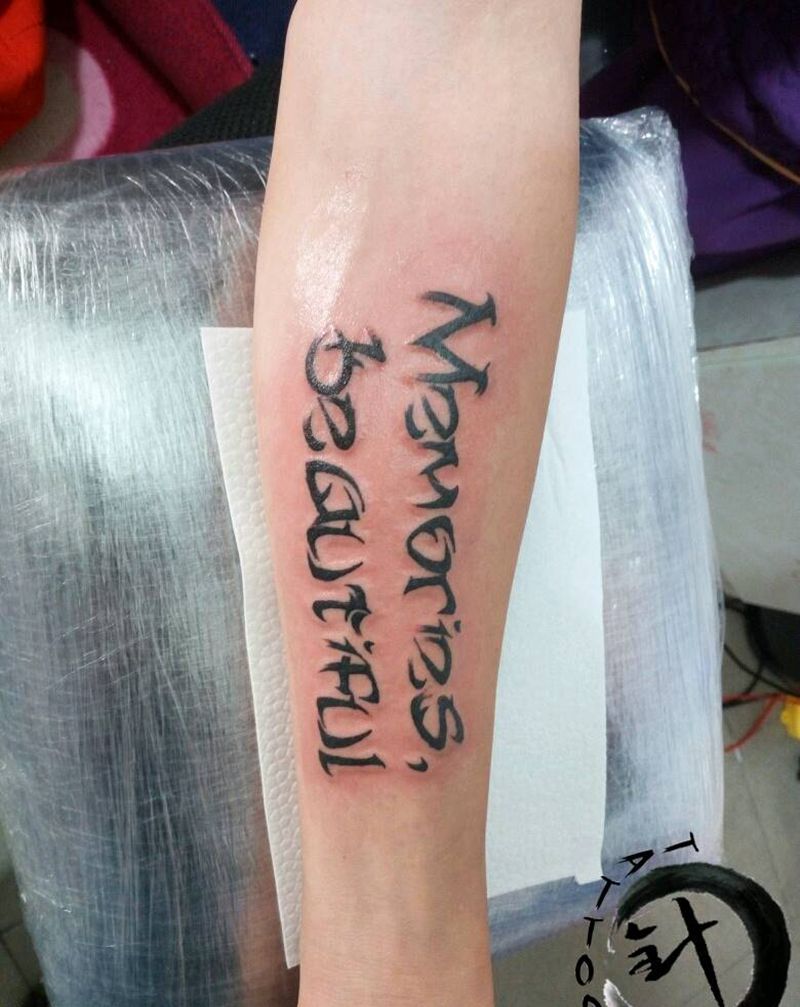 字母|星星纹身图片_手臂清新几何字符原创小白刺青塔图 针成品纹身图案