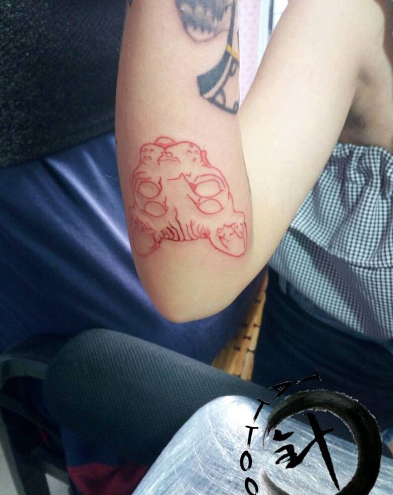 猫纹身图片_手臂欧美清新动物原创小白刺青塔图~针成品纹身图案