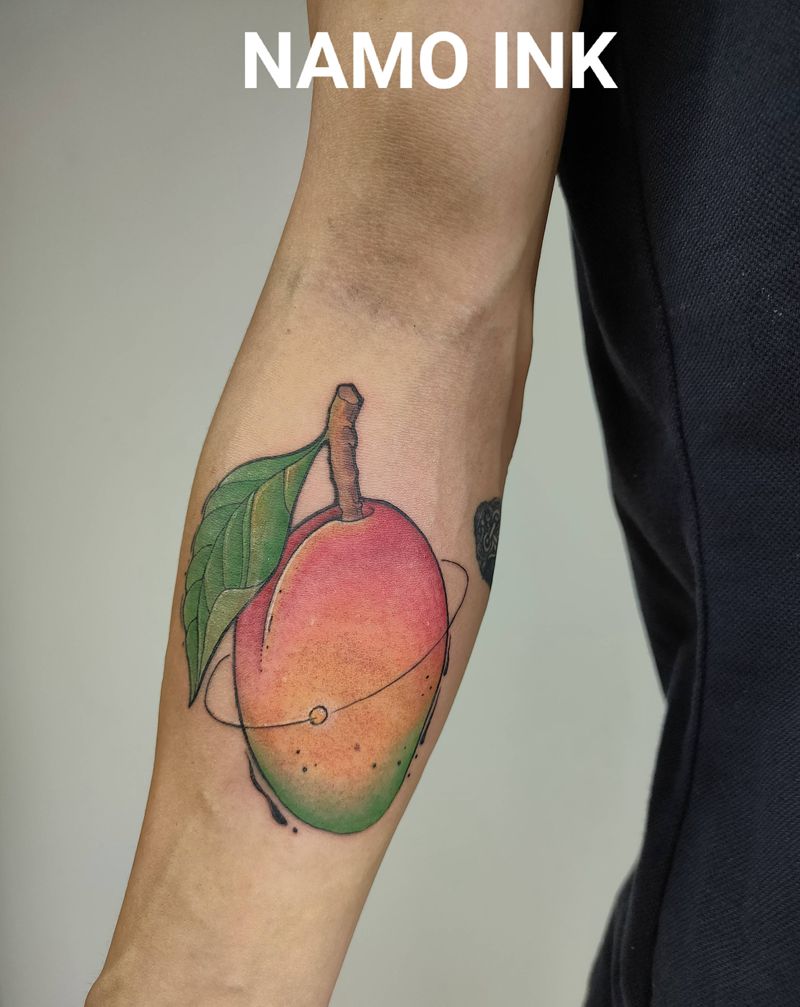 芒果星球纹身图片_手部芒果星球人纹身图案