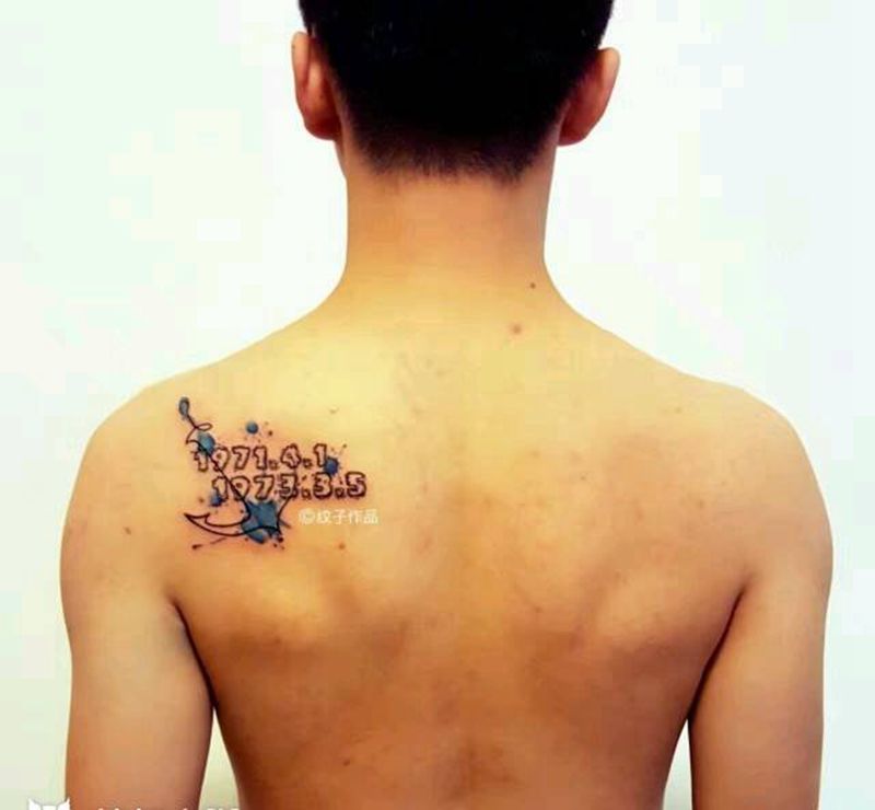 家人生日纹身图片