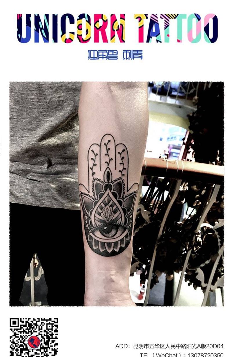 手纹身图片_手部纹身图案