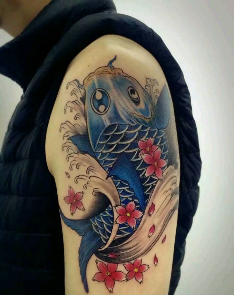 大臂鱼纹身图片