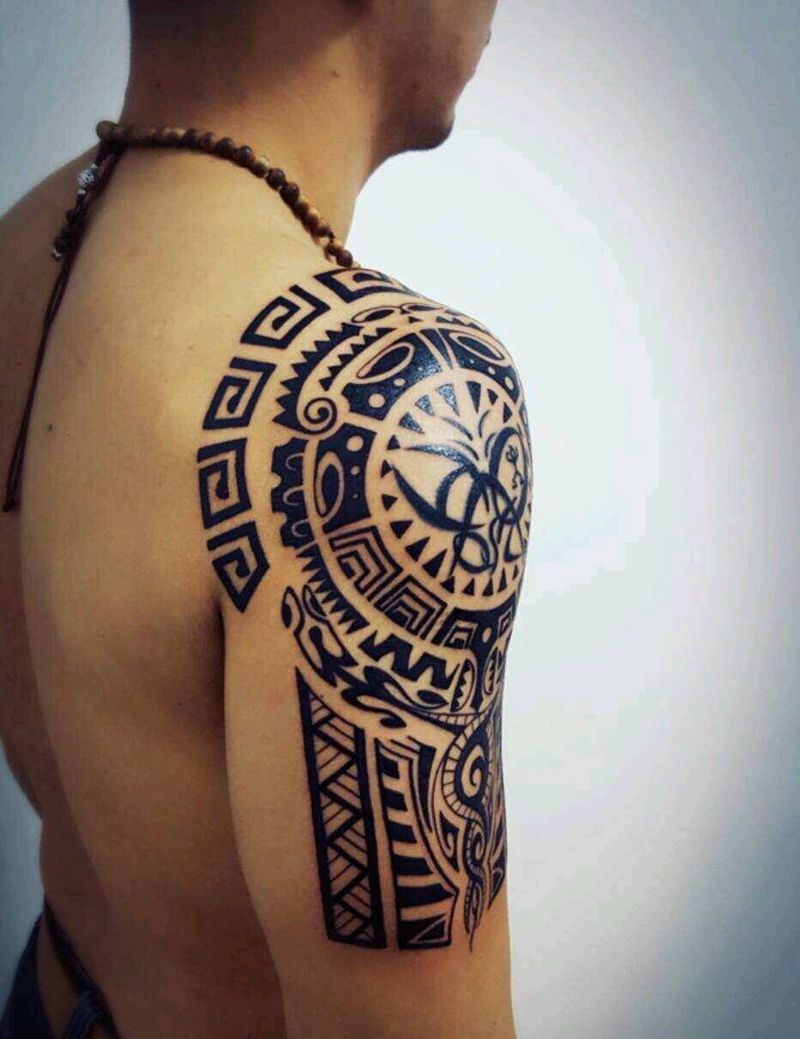 毛利图腾纹身图片