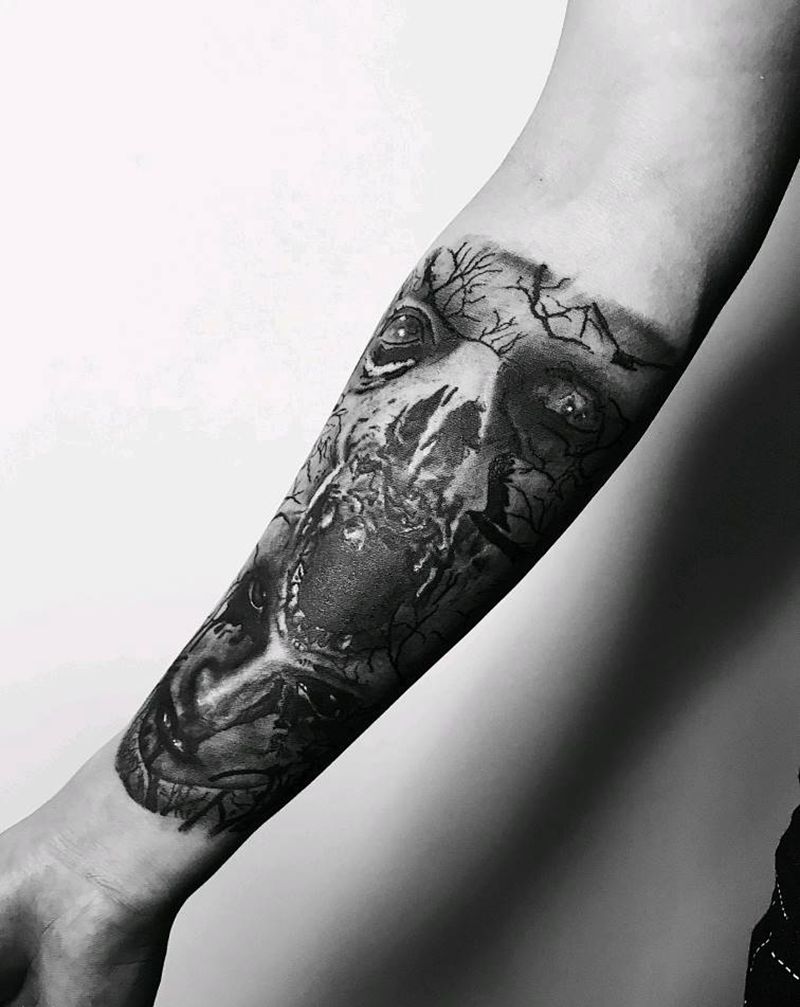 恐怖故事纹身图片