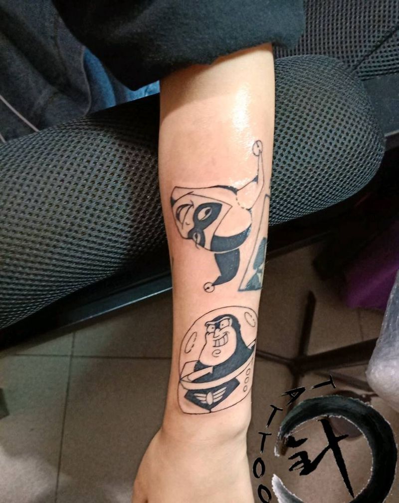 school纹身图片_手臂Old Schoolschool纹身图案