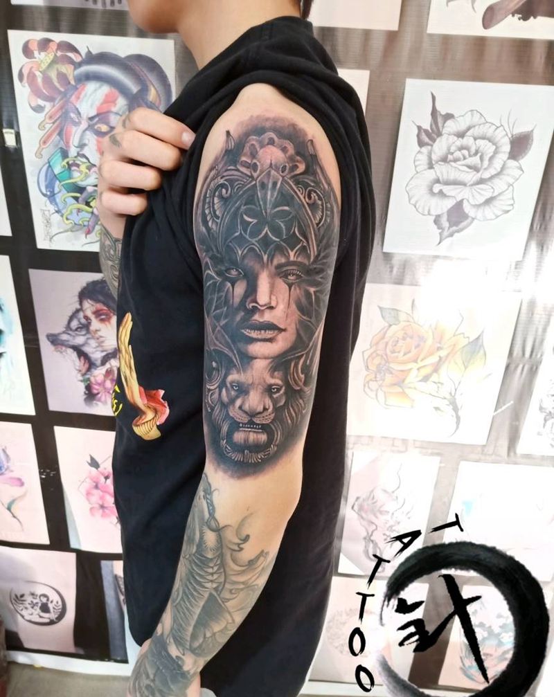 欧美写实 遮盖纹身图片_手臂欧美写实遮盖欧美欧美写实纹身图案