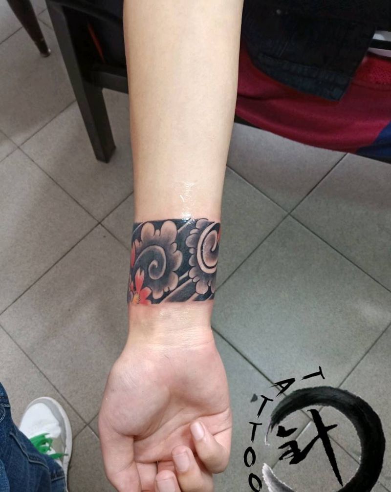 手环纹身图片_手臂纹身图案