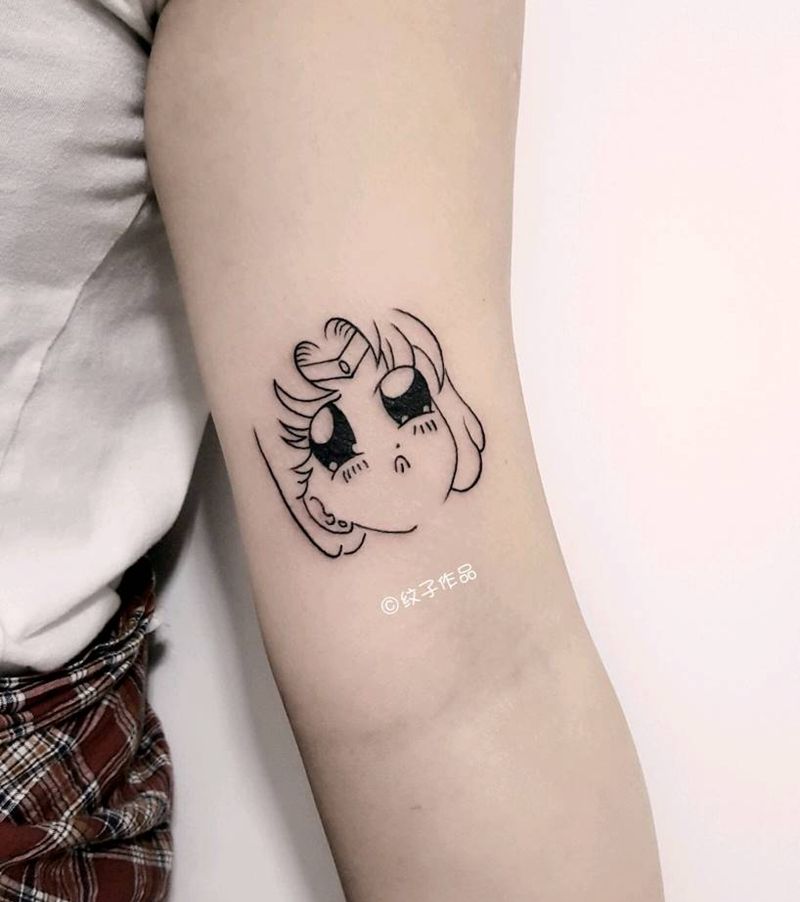 美少女纹身图片