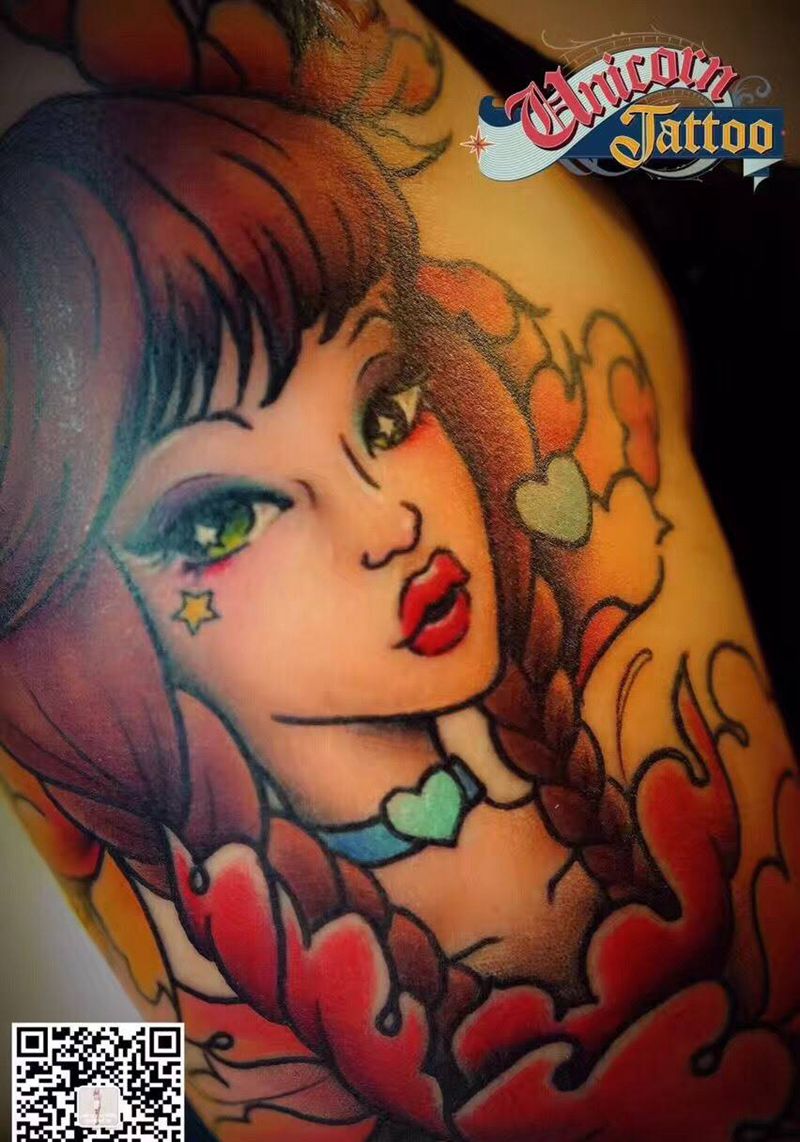女孩纹身图片