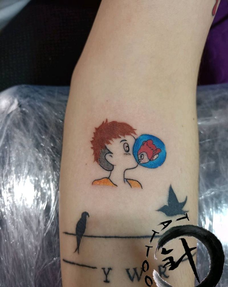 动漫人物纹身图片_手臂纹身图案