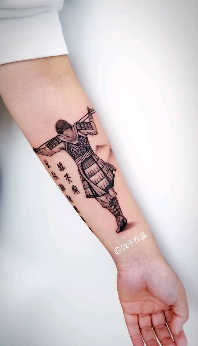 大圣客人自带图纹身图片