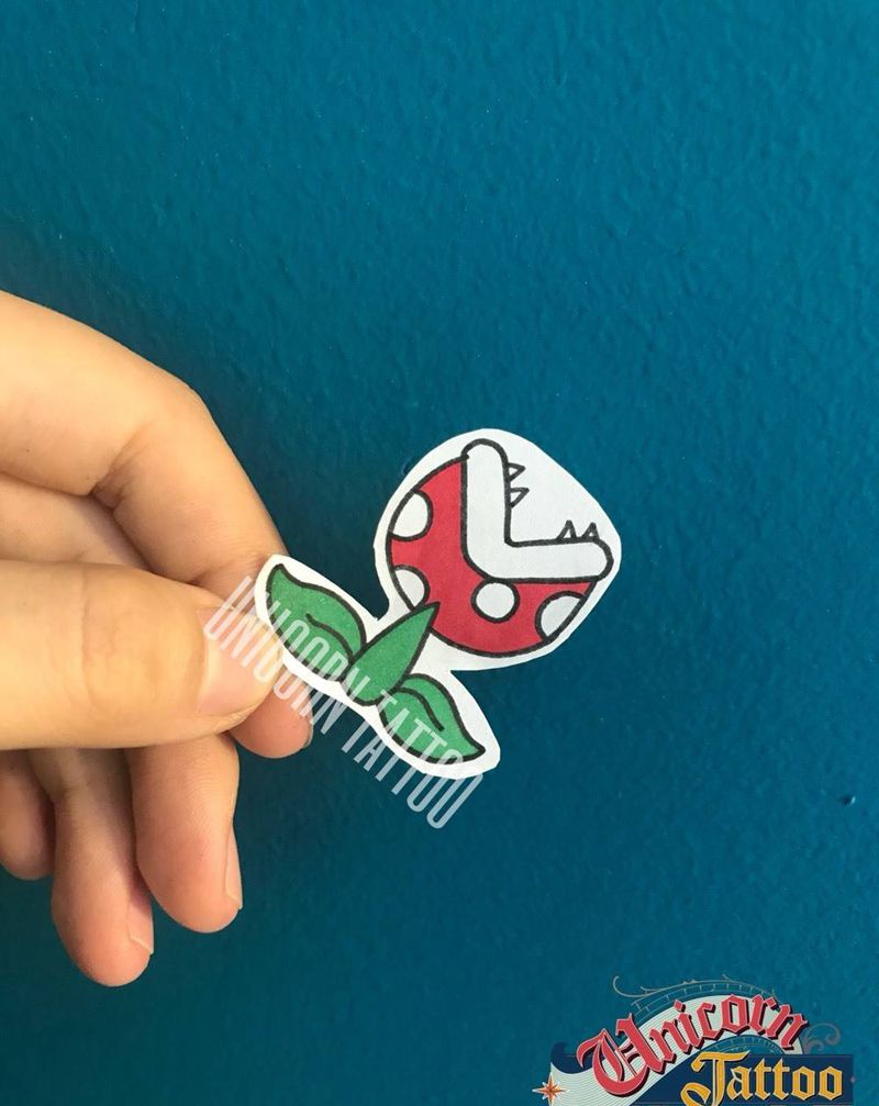 食人花纹身图片