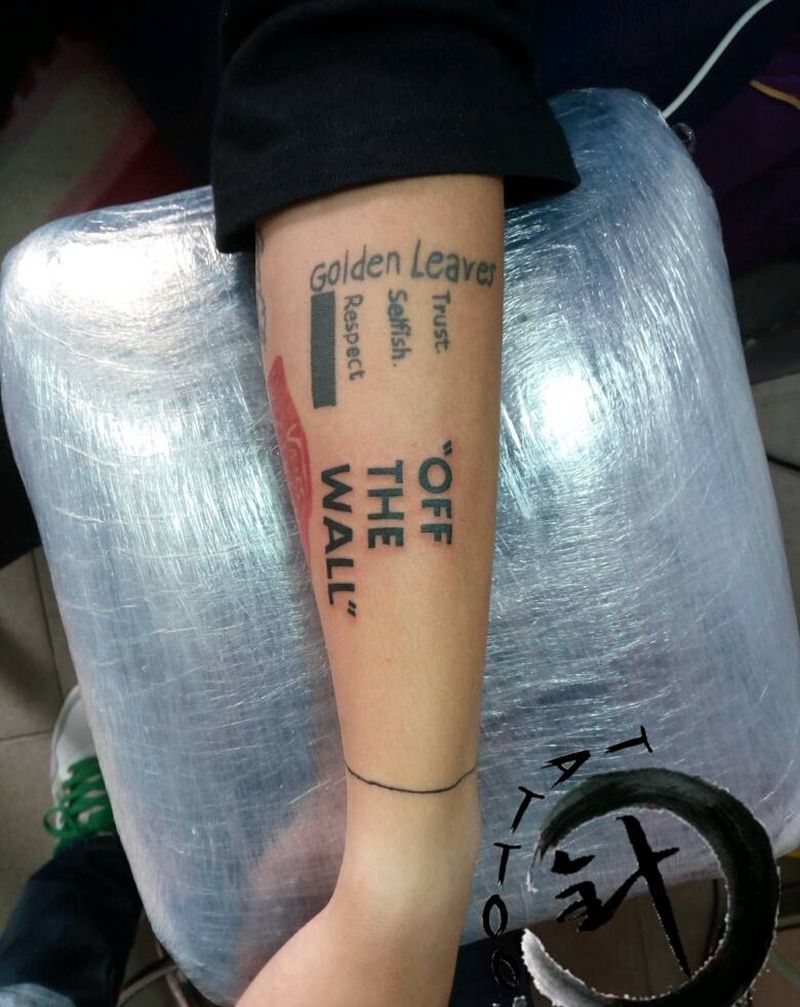 字母纹身图片_手臂清新字符原创小白刺青塔图~针成品纹身图案